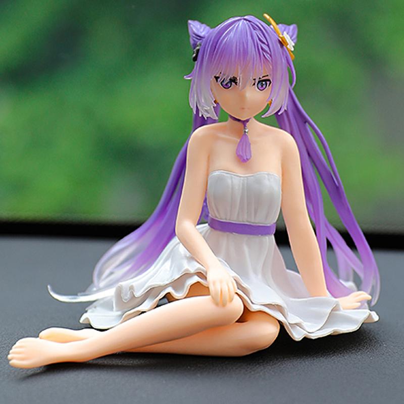 10 см Фигурка-стоппер для лапши Genshin Impact Аниме-фигурка Кэцин ПВХ фигурка Коллекционная модель Кукла Игрушки Аксессуары для автомобиля Украшение