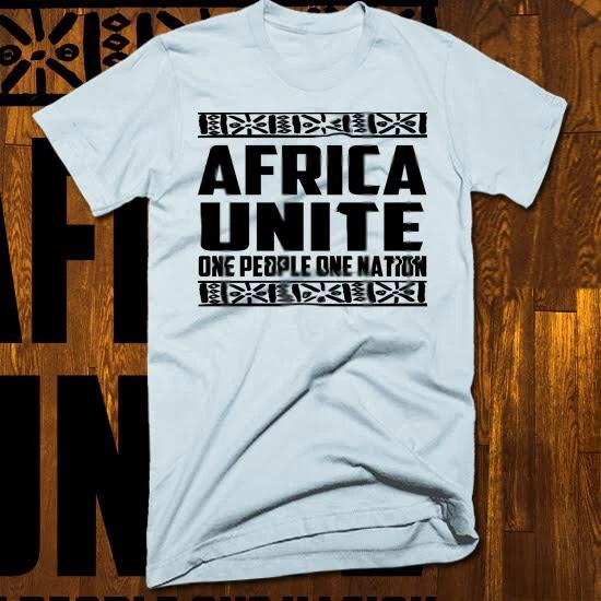 Africa Unite T-Shirt Nelson Mandela Bob Marley Quote Africa Unite Black Pride 4XL