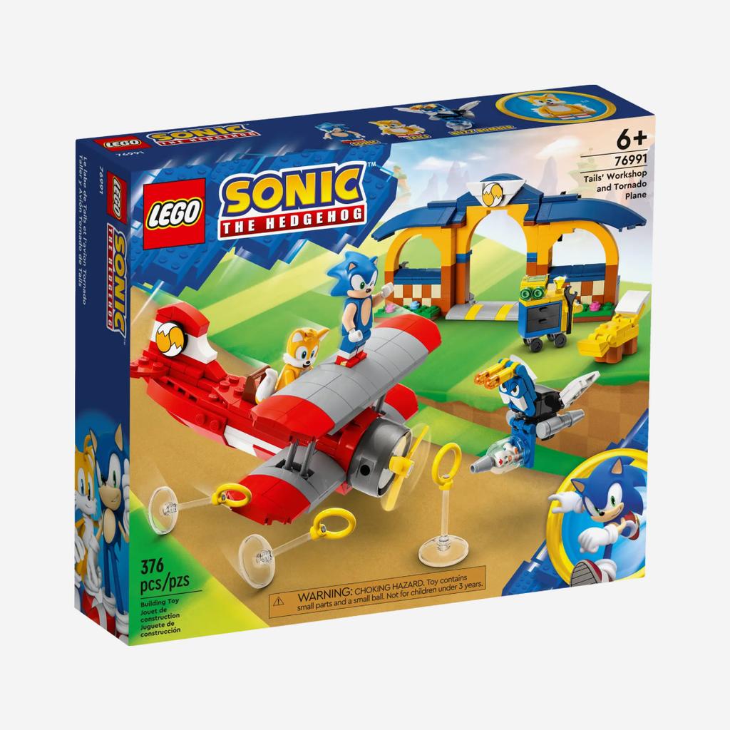 Lego Sonic The Hedgehog Tails' Workshop and Tornado Plane