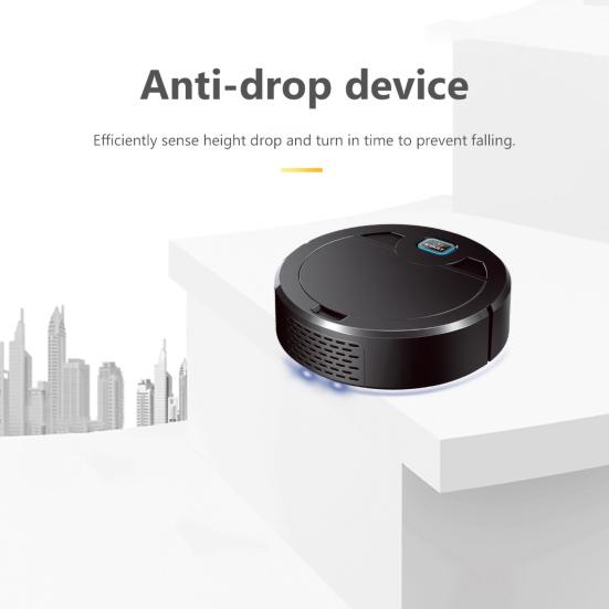 Wiederaufladbarer Automatischer Smart 1600Pa Bodenreinigungs-Kehrmaschinen-Roboter-Staubsauger