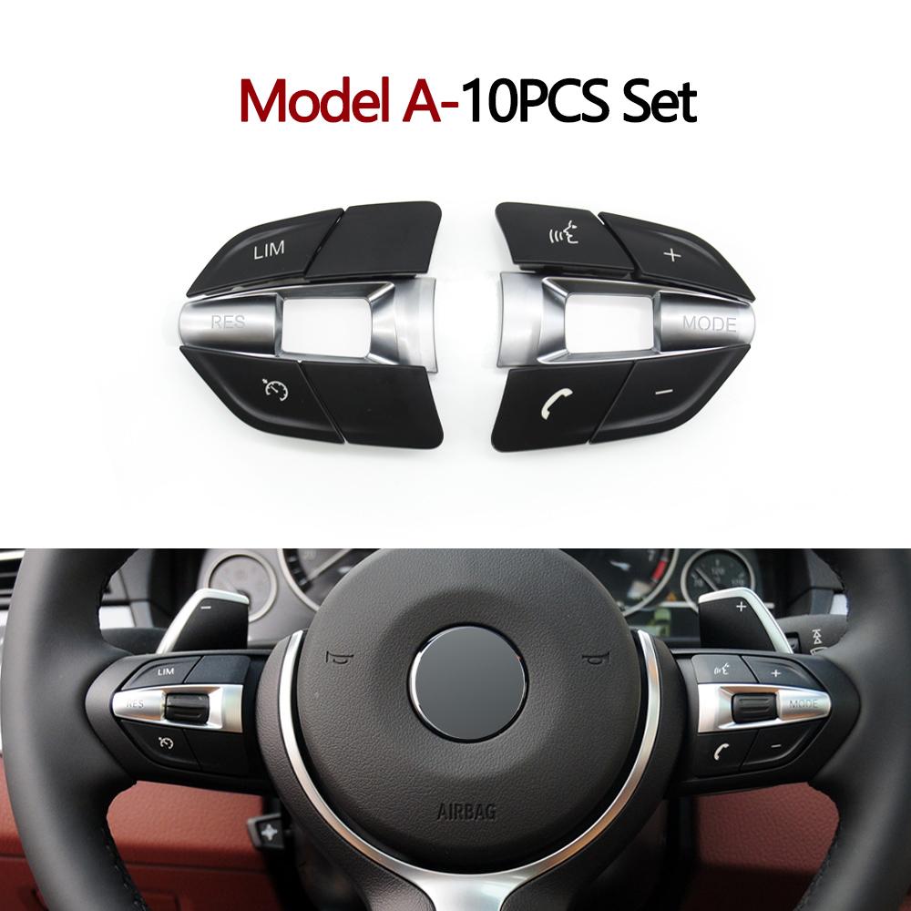 Motorsport Car Steering Wheel Buttons Control Knob Button For BMW F10 F11 F30 F31 F34 F01 F02 F07 F06 F12 F25 F26 F15 F16