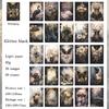 50pcs/pack Aesthetics Flowers Materials Paper Decor Scrapbooking Collage Stationery DIY Junk Journal Craft Light Paper