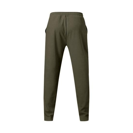 Men Suit Pants Drawstring Wide Leg Solid Color Straight Wide Leg Loose Drawstring Elastic Waist Daily Wear Formal Business Sport Trousers