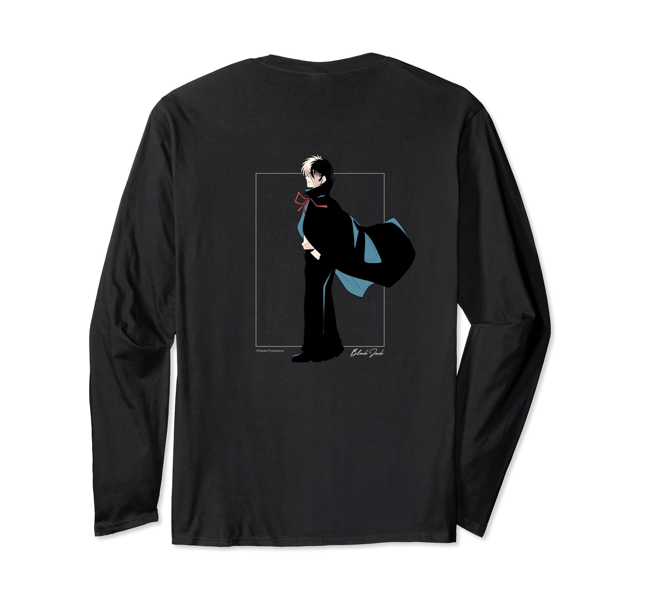 

Black Jack Life-size illustration (BJ) (C) TEZUKA PRODUCTIONS Long-sleeved T-shirt