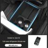 Silicone Cup Holder & Storage Mat for Zeekr 8X Rear Seat Refrigerator