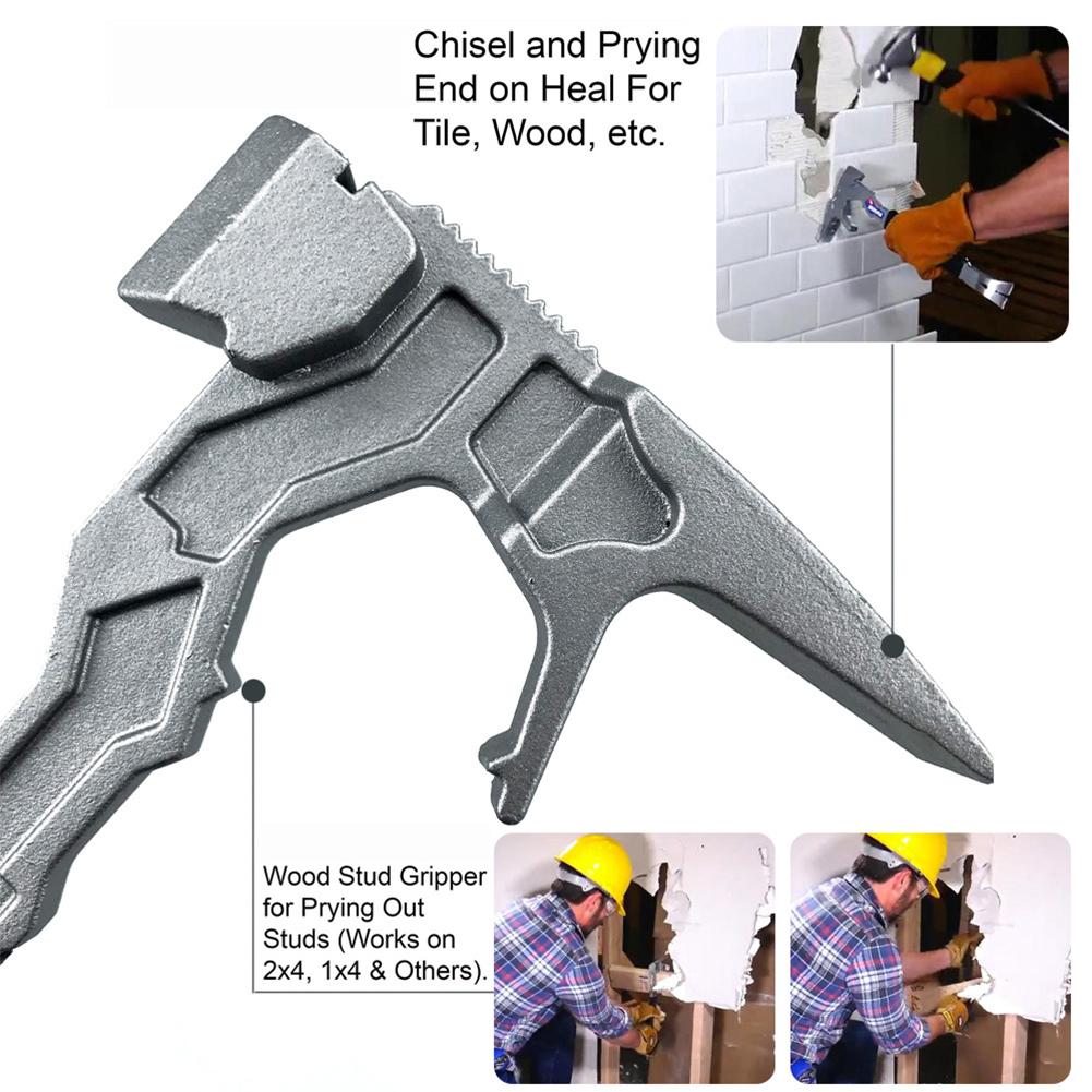 Multi-function Demolition Tool Hammer, Home Camping Tools Building Staple Rescue, Fire Tools, Emergency Remover, K0l7