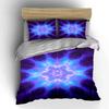 Glowing floral mandala pattern. Bedding sets Duvet cover sets Duvet covers Pillowcases(1 * Duvet Cover 2 * Pillowcases without duvet insert)