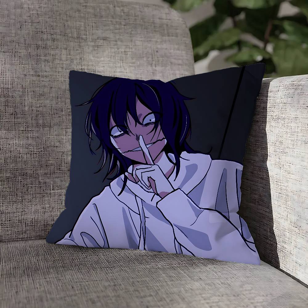 Creepy Urban Killer Jeff Pillow Case For Sofa Decor Car Office Room Printing Cushion Cover Decorations and Protector