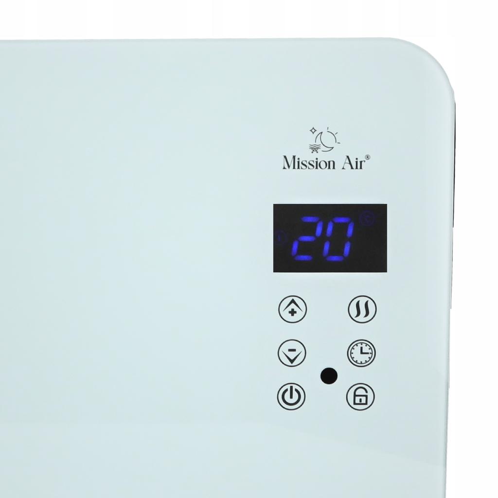 PORTO WiFi 1500W White Convector Heater