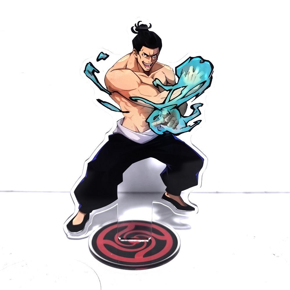 

Jujutsu Kaisen Чосо Сатору Годжо Фушігуро Тоджі Гето Сугуру Акрилова Модель Стенду Каваї Мультфільм Інумакі Тоге Декор для Столу