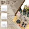 1/3-Tier Transparent Storage Box Desktop Drawer Makeup Organizer Multipurpose Jewelry Cosmetic Display Holder for Home Bedroom