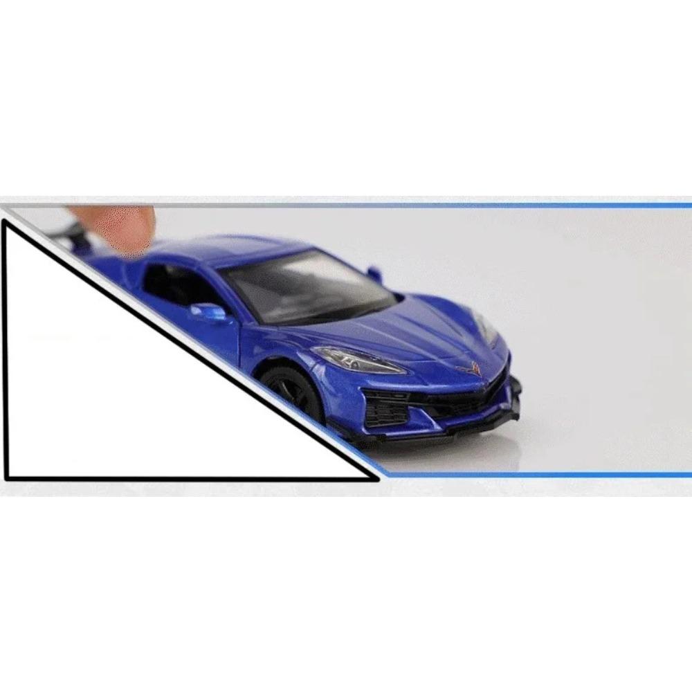 1/32 Chevrolet Corvette Z06 Supercar Alloy Model Car Toy Diecasts Casting Sound and Light Car Toys for Children Vehicle