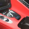 Carbon Fiber Style Gear Shift Knob Head Cover Trim For Chevrolet Corvette C8