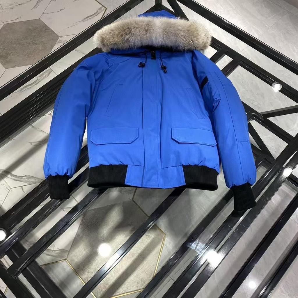Unisex Canada Goose Down Bomber Jacket 01 - Couple's Parka Coat