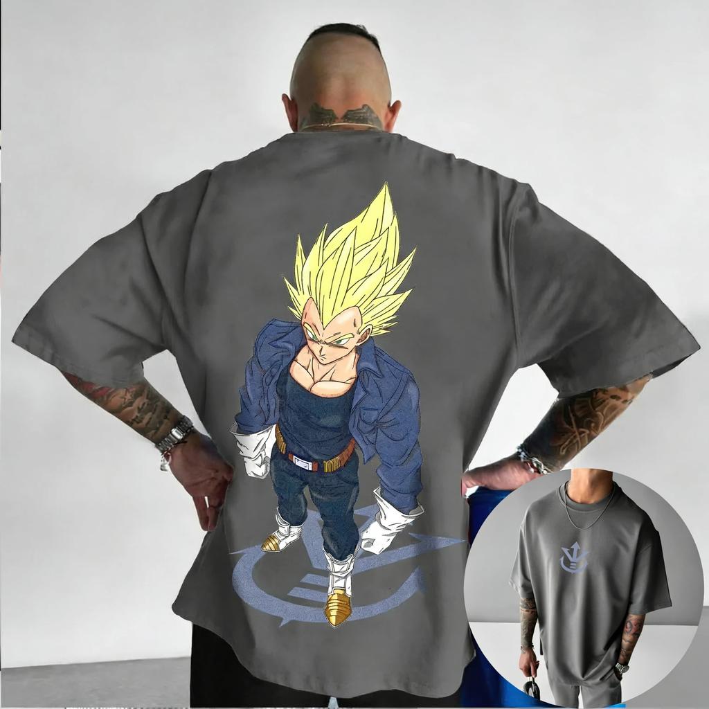 Plus Size Dragon Ball Anime Printed Men WomenTshirt Casual Parent Child Tops Summer Street Wear Harajuku Style Fashion Y2K
