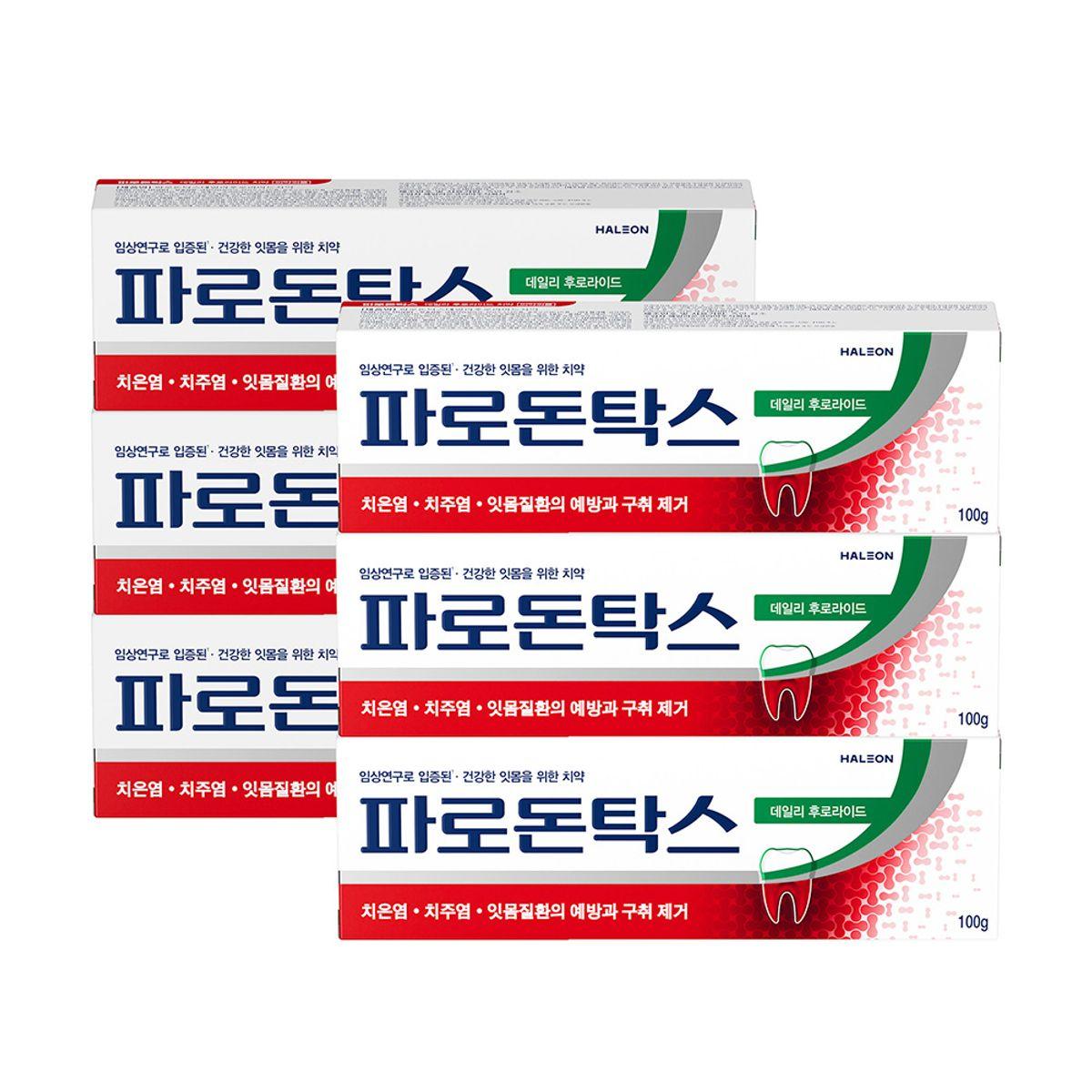 Parodontax Daily Fluoride Gum Toothpaste 100g x6