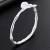 Women's Titanium Steel Bamboo Joint Bracelet, Japanese Korean Style, Simple and Versatile Stainless Steel Wristband Jewelry.