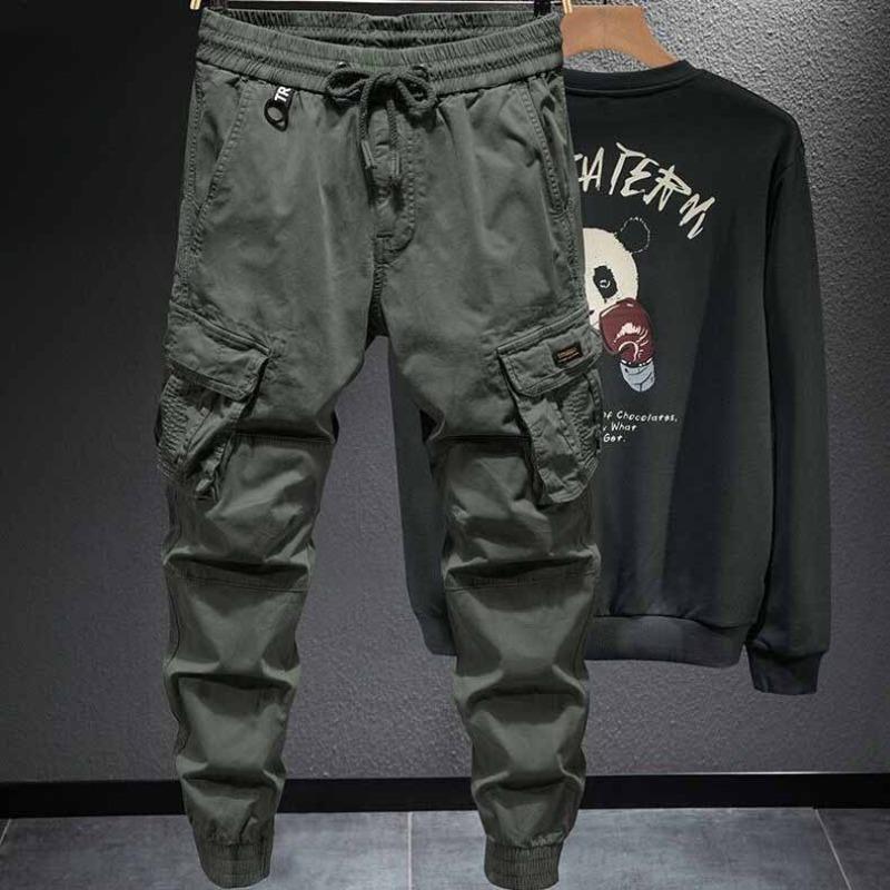 Hosen Männer Jogging Casual Hosen Volle Länge Military Herren Streetwear Herren Arbeit Trainingshose Plus Größe
