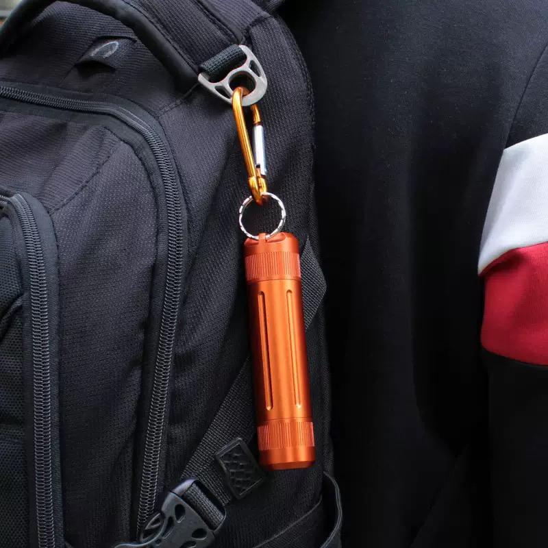 Aluminum Alloy Sealed Medicine Bottle Outdoor Survival and Self-Rescue Protection Gear Portable Outdoor EDC