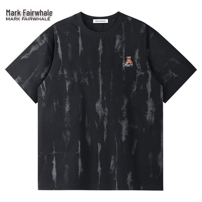 Mark Fairwhale Men's Retro Embroidered Crew Neck T-Shirt