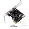 PC PCI-E To USB 3.0 Type C Front Panel Adapter 19PIN PCI-E To USB 3.0 Hub Splitter Extender Card