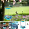 Double Layer Hanging Solar Bird Bath Fountain Wildlife Feeder Solar Cascade Hanging Bird Bath Fountain for Outdoor Garden Decor