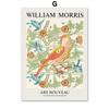 William Morris Abstract Peacock Bird Owl Wall Art Canvas Painting Nordic Posters And Prints Wall Pictures For Living Room Decor