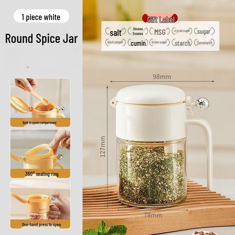 Ruhan Small Ball Sealed Glass Spice Jars