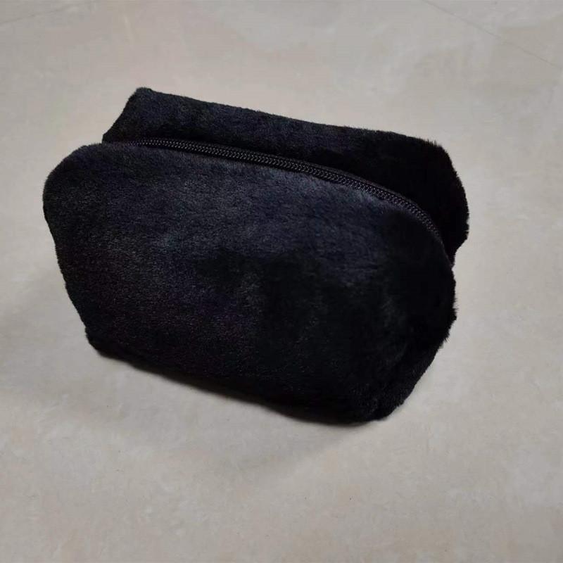 Korean Fashion Soft Cotton Cosmetic Pouch With Zipper For Girls And Women