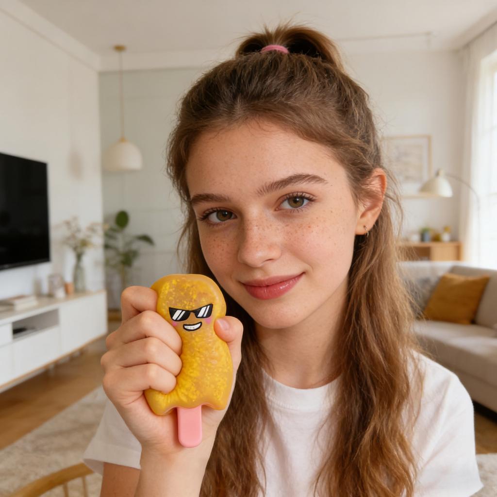 Popsicle Squeezable Toy - Stretch Toy - Super Soft, Moldable, Slow-, Relaxing Sensory Decompression Toy