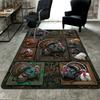 Turkey Art Collection Pattern Rug Floor Mat for Living Room or Bedroom Soft and Comfortable Carpet a Gift for Birthday and Holiday.