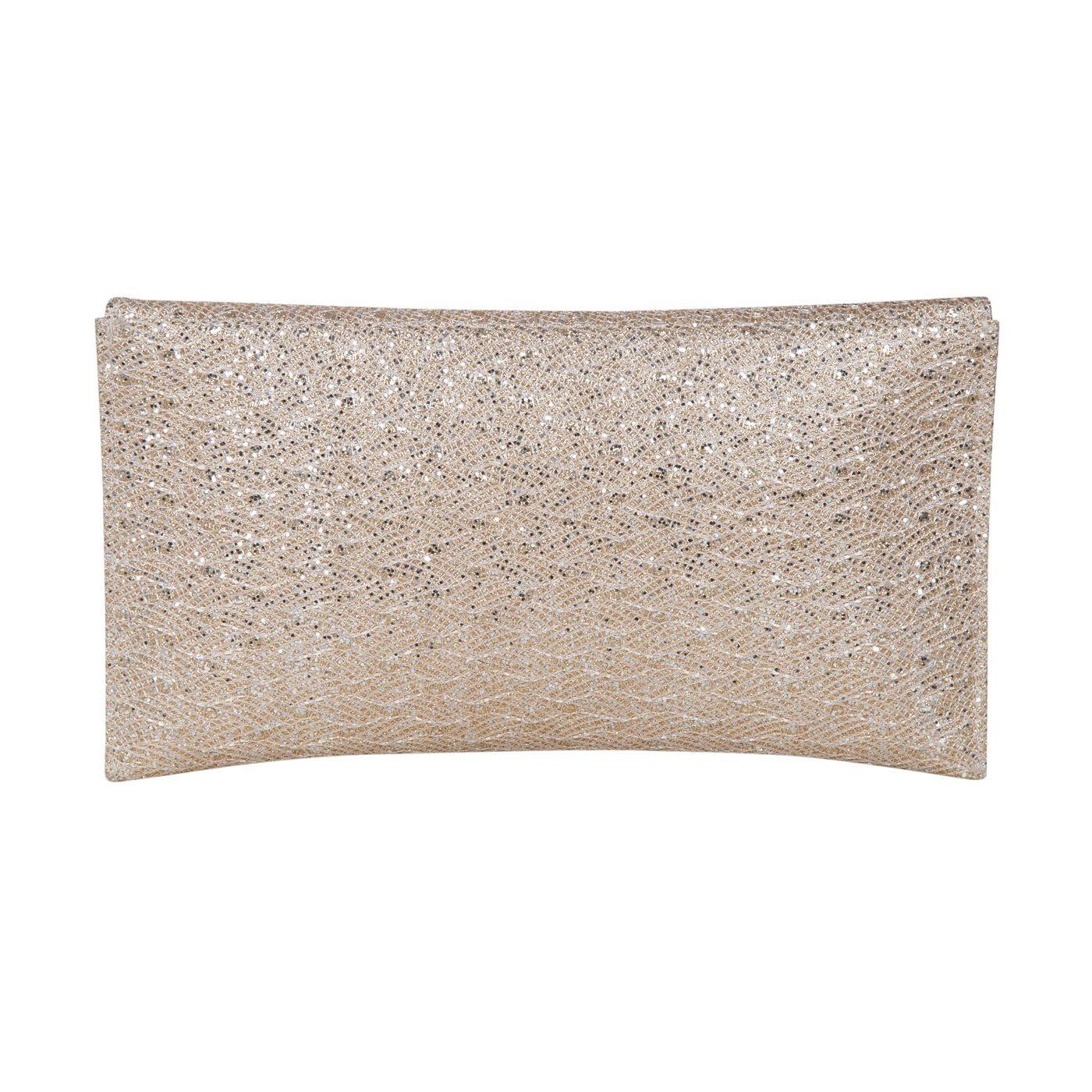 Женская сумка-клатч/слинг 10 x 1 c медный — фото 8