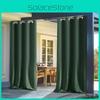 Curtain Insulated Blackout Bedroom Living Room Solid Color Curtains Decor Window