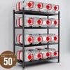 Multi-Layer Kitchen Floor Rack: Multi-Function Microwave and Cookware Storage (Non-Stainless Steel)