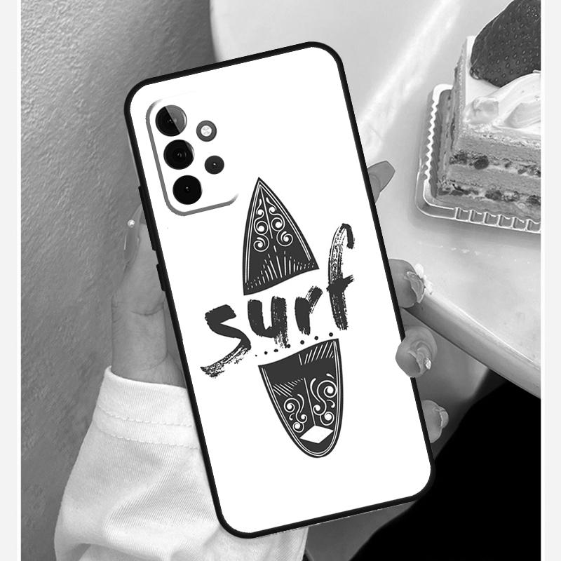 Surfing Wave Case For Samsung Galaxy A15 A25 A35 A55 A51 A71 A12 A32 A52 A13 A33 A53 A14 A34 A54 Cover