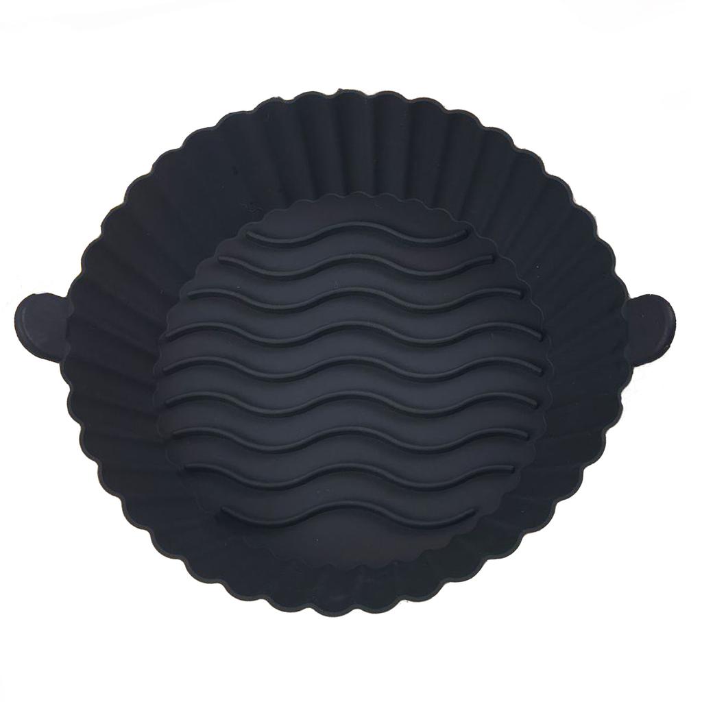 Air Fryer Silicone Mat With Holder Reusable Air Fryer Oven Accessory