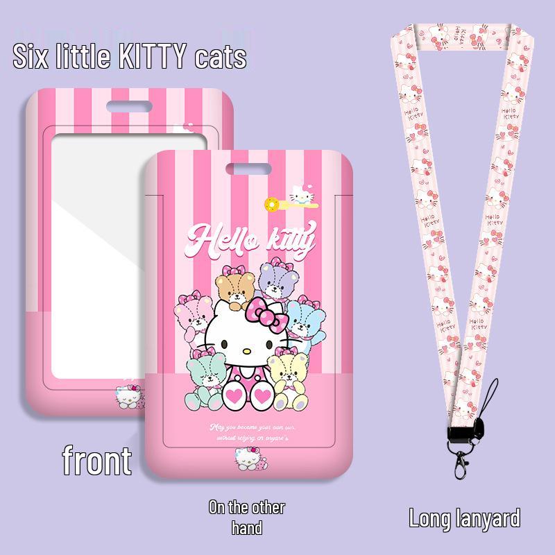 Sanrio Cartoon Student ID Card Holder - Cute Campus, Work, Bus, Subway, Meal Card Case