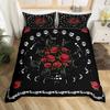 3D Viking Runes Bedding Set Viking Constellation Pattern Duvet Cover Set Double Single Size Nordic Style Washed Microfiber