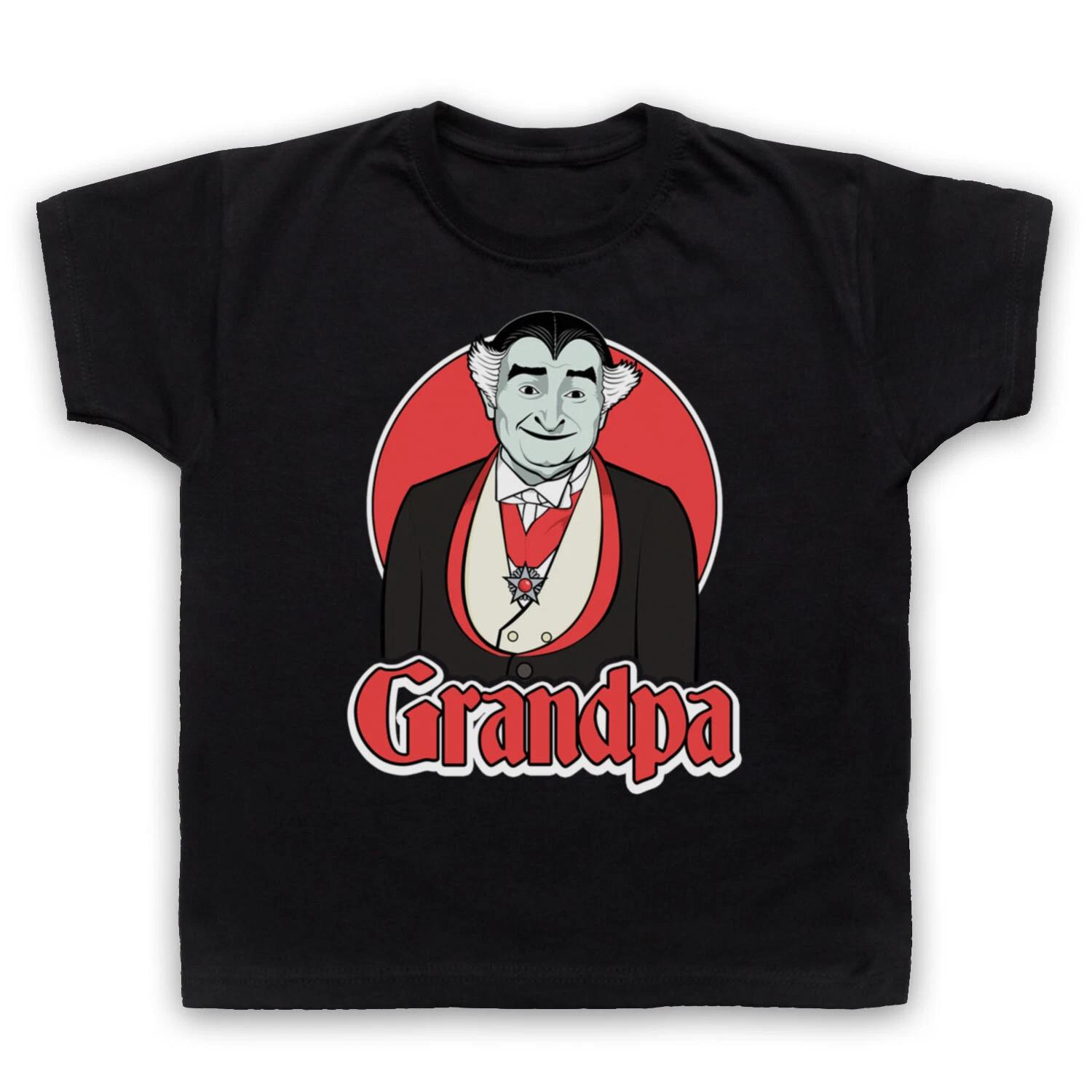 GRANDPA MUNSTER THE MUNSTERS COMEDY TV UNOFFICIAL RETRO KIDS CHILDS T-shirt 100