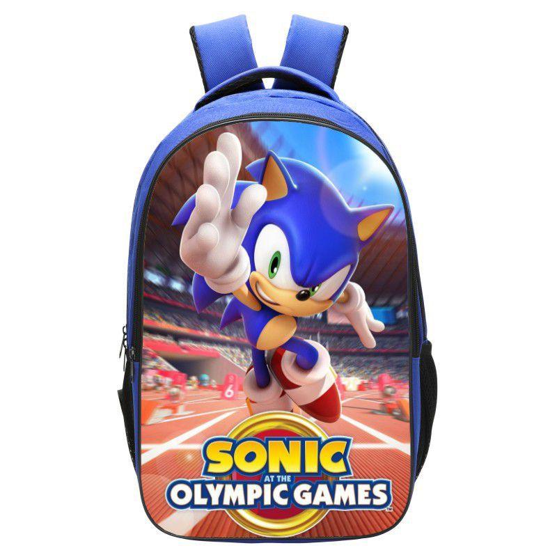 Sonic The Hedgehog 2 Children's Backpack For School Travel Colorful Artwork Unisex Design