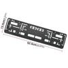 1/2Pcs Car Licence Plate Bracket Black Number Plate Holder EU Standard License Plate Frame Cover Anti-corrosion Auto Accessories License Plate Covers