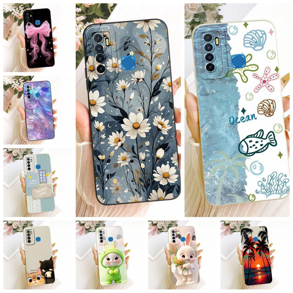 Casing For Infinix Hot 9 X655 X655C Phone Case For Infinix Hot 9 Pro X655F Cover Fashion Cartoon Cute Funny Painted Silicone