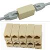 Network Ethernet Dual Straight Head Lan Cable Joiner Coupler RJ45 CAT 5 5E 6 6a Extender Plug Network Cable Connector