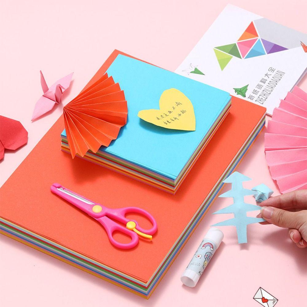 50 Sheets A4 Handmade Origami DIY Origami Handcraft Paper Handmade Colored Paper Set  Children Gift