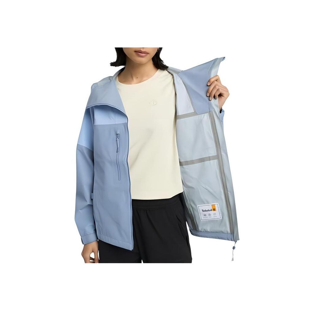 Timberland AW24 Outdoor Casual Waterproof Windproof Breathable Running Long Sleeve Jacket Women Jackets Nebula-Blue A5XRU-EMA