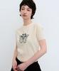 Nigaennikol Mini Butterfly Signature Half Knit_Cream