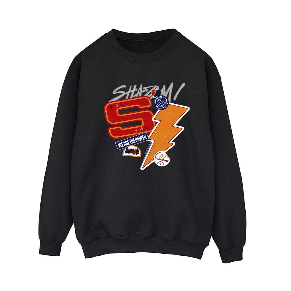 DC Comics Womens/Ladies Shazam Fury Of The Gods Sticker Spam Sweatshirt