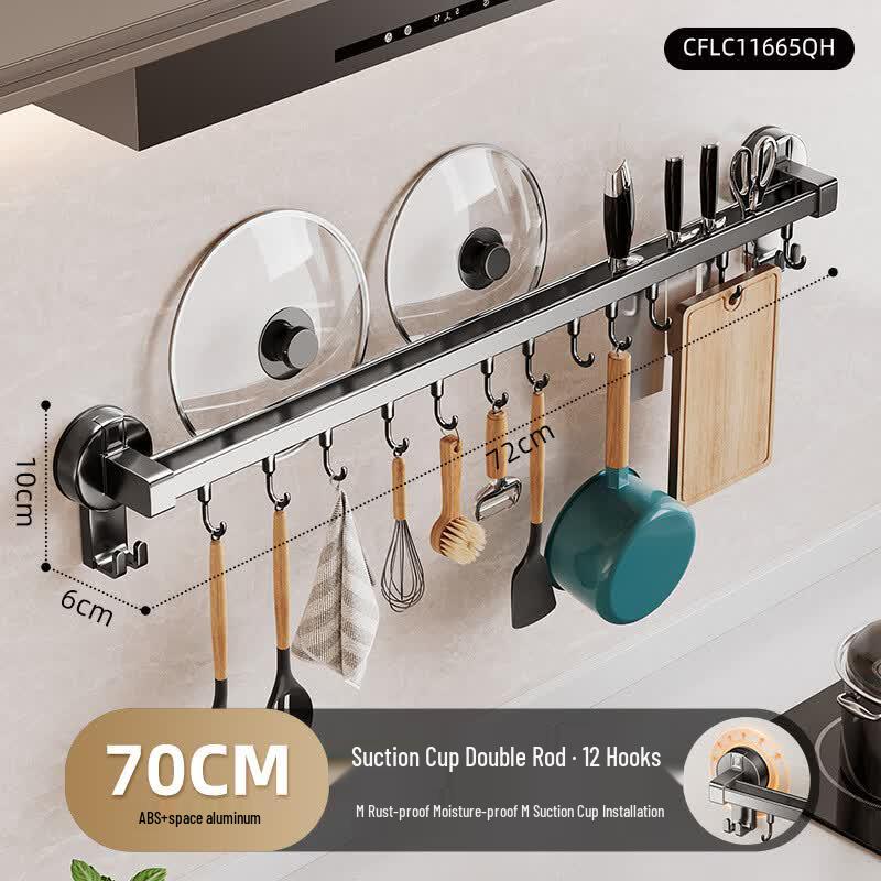 Handun Suction Cup Kitchen Utensil Organizer Rack