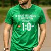 10 Spanien gegen Argentinien Grafikdruck Baumwoll-T-Shirt Unisex Unisex Unisex Rundhalsausschnitt Kurzarm Sportspiel Streetwear Tägliche Oberteile