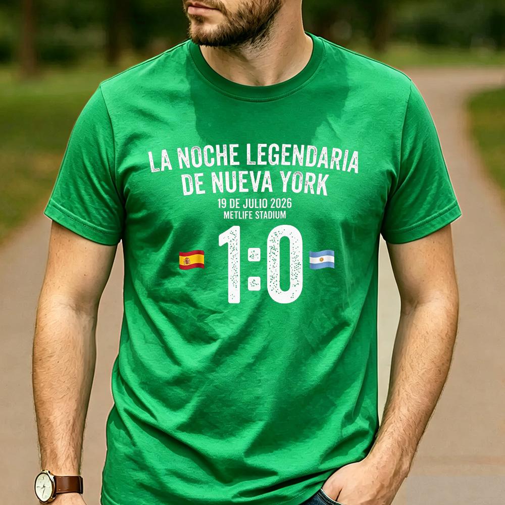 10 Spanien gegen Argentinien Grafikdruck Baumwoll-T-Shirt Unisex Unisex Unisex Rundhalsausschnitt Kurzarm Sportspiel Streetwear Tägliche Oberteile